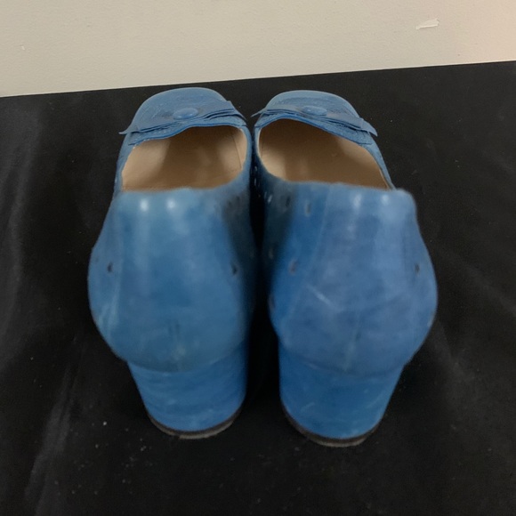 Anthropologie Beviel Chunky Heal Size 9.5 - Picture 3 of 4